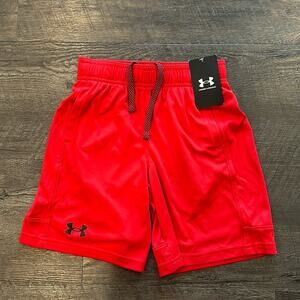 Under Armour Youth XS Red Athletic Shorts